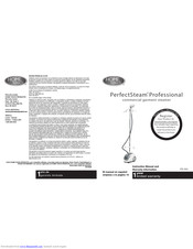 HoMedics PerfectSream Professional Instruction Manual