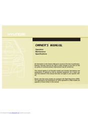 Hyundai Veloster Owner's Manual