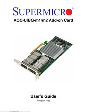 Supermicro AOC-UIBQ-m2 User Manual