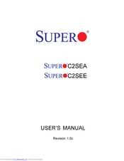 Supero C2SEE User Manual