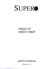 Supero H8DGT-HIBQF User Manual