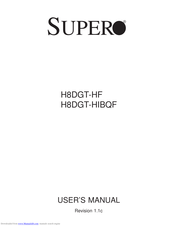 Supero H8DGT-HIBQ User Manual
