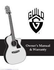 Guild Acoustic guitar Owner's Manual & Warranty