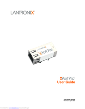 Lantronix XPortPro User Manual