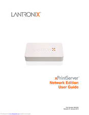Lantronix xPrintServer Network Edition User Manual