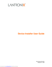 Lantronix Device Installer User Manual