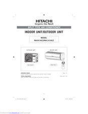 Hitachi RAC-E10CB(J) Instruction Manual