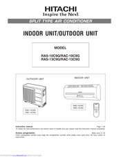 Hitachi RAS-13C9G Instruction Manual