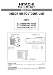 Hitachi RAC-5111C Instruction Manual