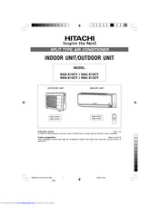 Hitachi RAS-X13CY Instruction Manual