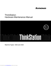 Lenovo ThinkStation 4353 Hardware Maintenance Manual