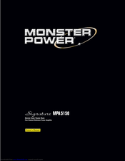 Monster Power Signature MPA 5150 Owner's Manual
