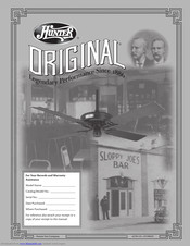 Hunter Original Installation And Operation Manual