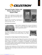 Celestron 47003 Instruction Manual