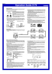 Casio 3179 Operation Manual