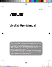 Asus ASUS VivoTab User Manual