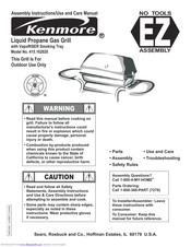 Kenmore 415.162020 Assembly Instructions/Use And Care Manual
