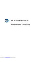 HP 3105m Maintenance And Service Manual
