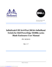 Mellanox Technologies InfiniScale III M2401G 20Gb/s InfiniBand User Manual
