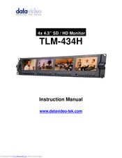 Datavideo TLM-434H Instruction Manual