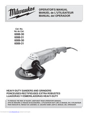 Milwaukee 6089-31 Operator's Manual