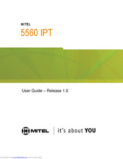 Mitel 5560 IPT none User Manual