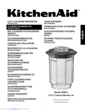 KitchenAid 5KSBCJ Instructions Manual