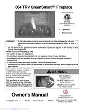 Travis Industries 864 TRV Owner's Manual