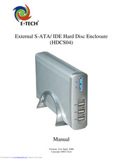 E-TECH HDCS04 Manual