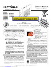 Heat & Glo TRUE-42C Owner's Manual