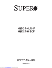 Supero H8DCT-HIBQF User Manual