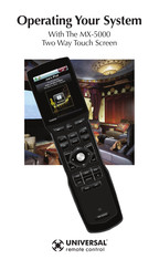 Universal Remote Control MX5000-1 Manual