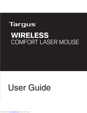 Targus WIRELESS COMFORT LASER MOUSE User Manual