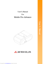 AM TECH mobile pro advance User Manual
