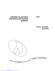 Euromaid GEGFS60 Installation & Operating Instructions Manual