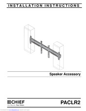 Chief PACLR2 Installation Instructions Manual