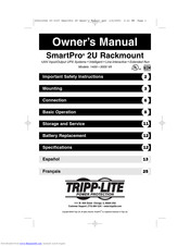 Tripp Lite SmartPro SMART1500RMXL2U Owner's Manual