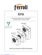 Ferroli RPA 24 Installation And Operation Manual