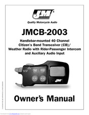 J&M Corporation JMCB-2003 Owner's Manual