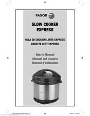 fagor SLOW COOKER EXPRESS User Manual