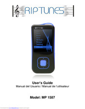 RIP TUNES MP 1587 User Manual