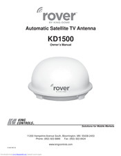 Rover KD1500 Owner's Manual