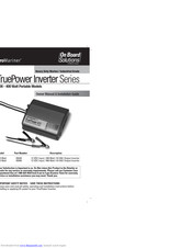 ProMariner TruePower Inverter Series Owner's Manual & Installation Manual