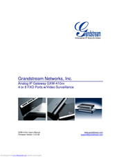Grandstream Networks GXW-410xv User Manual