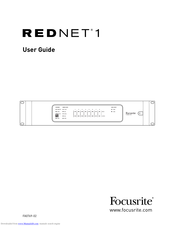 Focusrite REDNET 1 User Manual