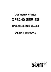 Star Micronics DP8340SC User Manual