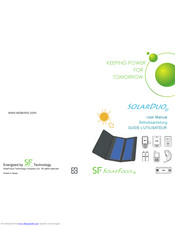 SolarFocus Technology SolarDuo User Manual