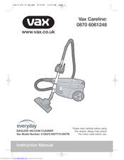 Vax Everyday V-092TB Instruction Manual