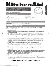 KitchenAid 5KCL12CSOB Quick Manual