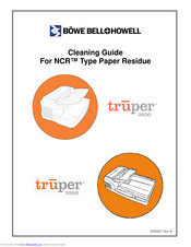Böwe Bell + Howell Truper 3600 Cleaning Manual